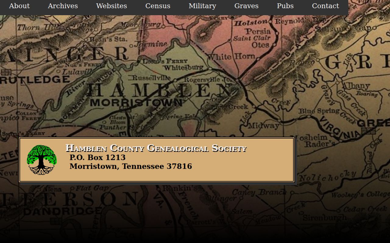 Morristown city directory research route through the Hamblen County Genealogical Society