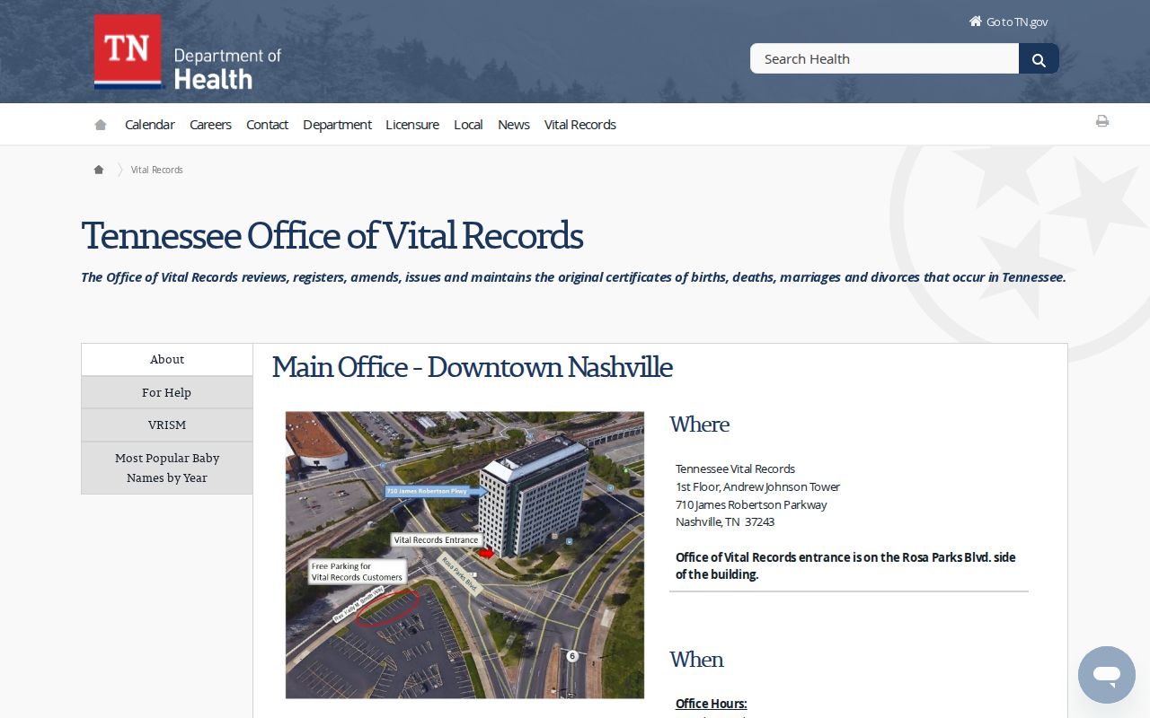 Morristown residents directory Tennessee vital records source